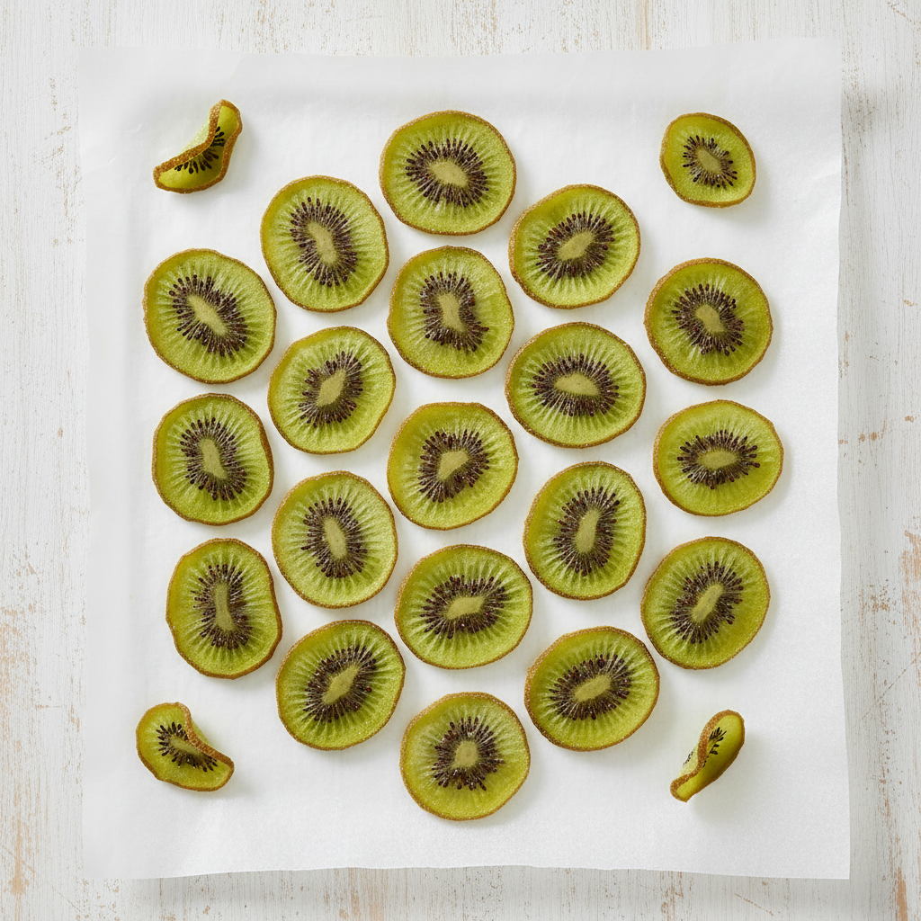 Dehydrated kiwi slices