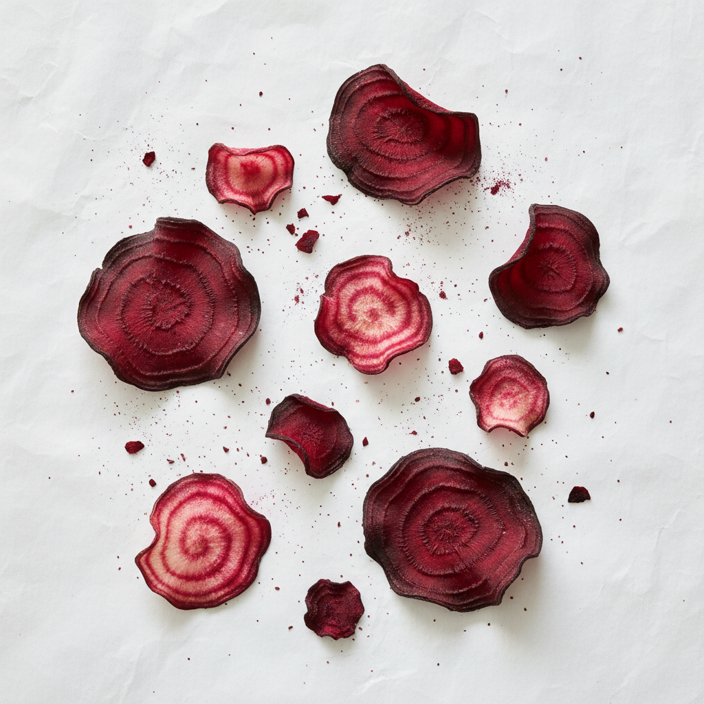 Dehydrated red beet slices